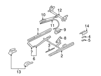 SEAT TRACK HANDLE