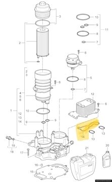 GASKET OIL COOLER