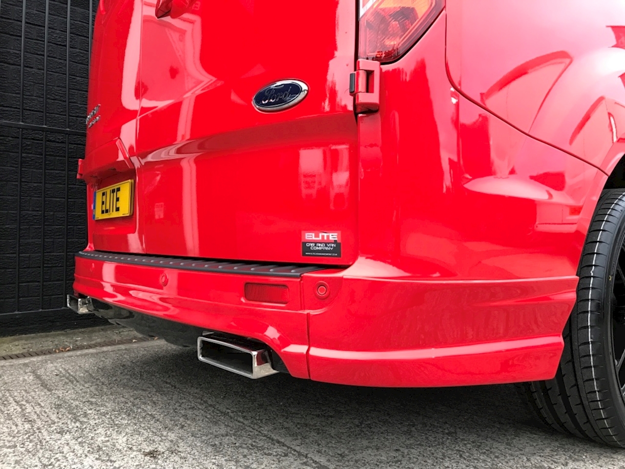 ford transit custom spoiler