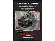 Ford Transit Custom Van L2 300 Limited Elite Edition R LWB 130 