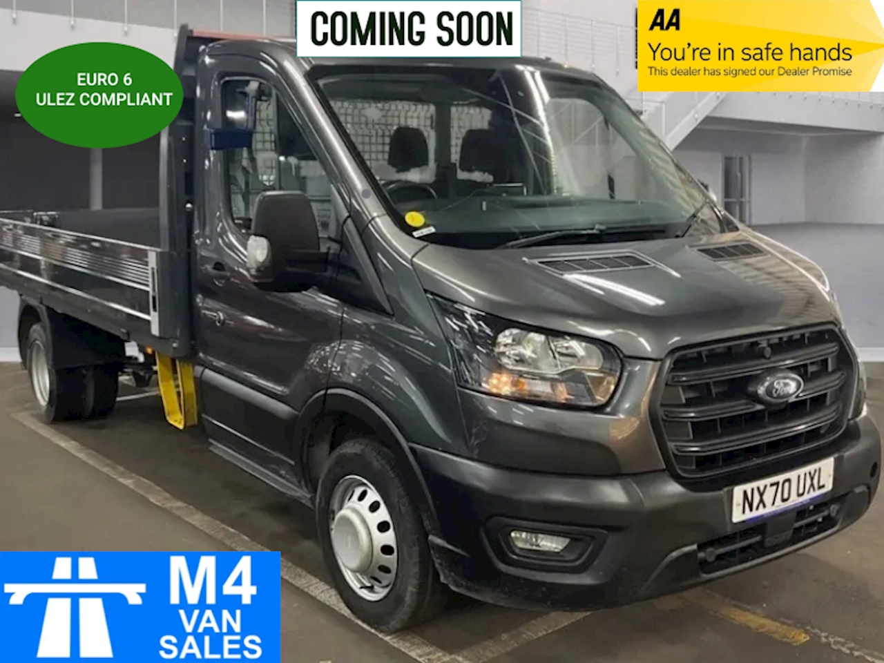 Used 2020 Ford Transit 350 Lwb Dropside Euro 6 L = 14ft For Sale (U5899 ...