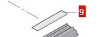 Window Seal insert - Sold by Metre