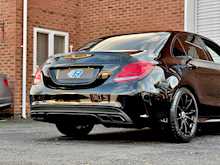 2015/65 MERCEDES C63 AMG SALOON BI-TURBO V8 + RED/BLACK LEATHER + 469BHP