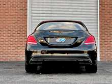 2015/65 MERCEDES C63 AMG SALOON BI-TURBO V8 + RED/BLACK LEATHER + 469BHP