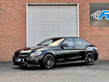 2015/65 MERCEDES C63 AMG SALOON BI-TURBO V8 + RED/BLACK LEATHER + 469BHP