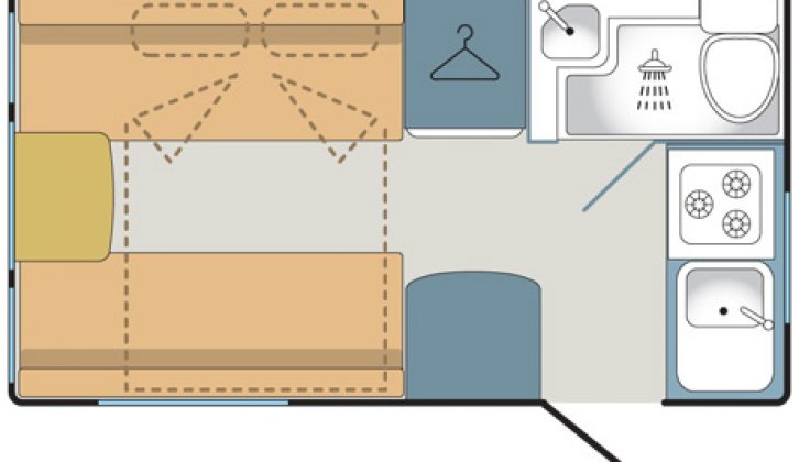 Lunar Ariva 2011 Caravan Floorplan