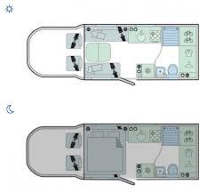 Bailey Adamo Refresh 69-4 2025 Motorhome Floorplan