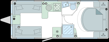 Bailey Pegaus Grande Black Edition Portofino 2026 Caravan Floorplan