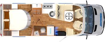 Hymer B-MC T-690 2024 Motorhome Floorplan