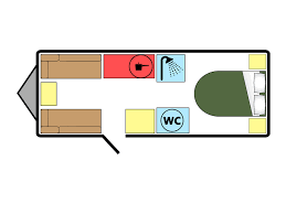 Compass Casita 550 2021 Caravan Floorplan