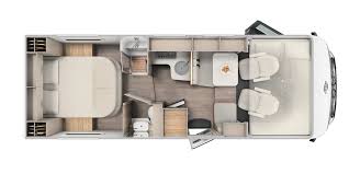 Carado I449 Pro + 2025 Motorhome Floorplan