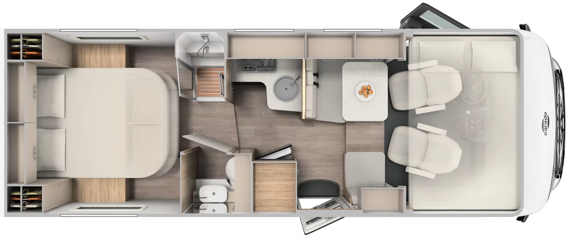 Carado I 449 Pro + 2025 A Class Floorplan