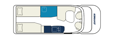 Hymer MLT 580 4x4 2024 Motorhome Floorplan