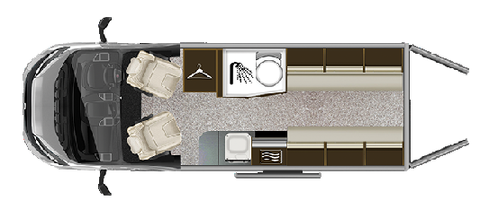 Autotrail V Line 2017 610 SE Floorplan