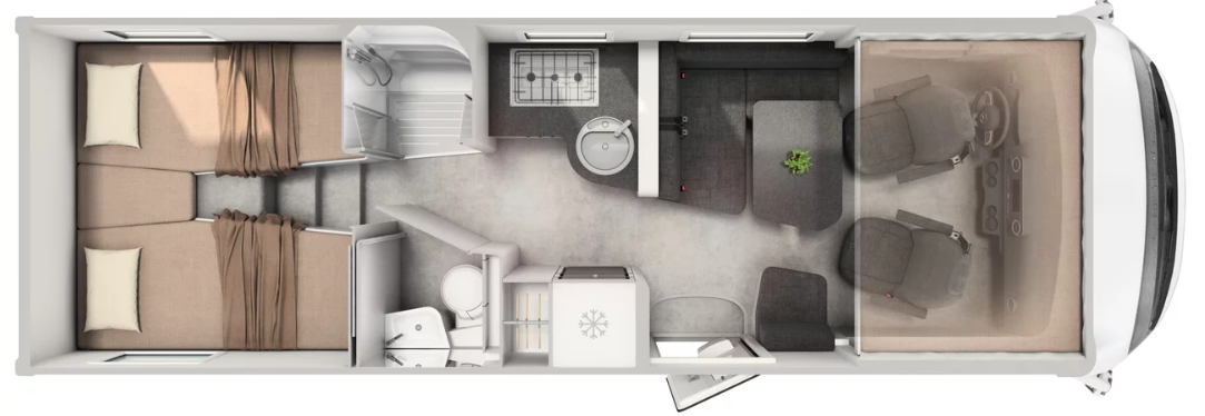 Hymer BML-I 780 2024 A Class Floorplan