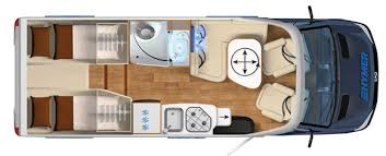 Hymer ML-T 570 2018 Motorhome Floorplan