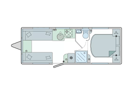 Bailey Unicorn Cabrera Black Edition 2021 Caravan Floorplan