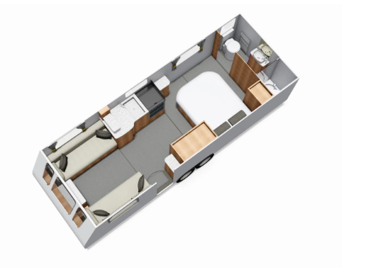 Buccaneer Cruiser 2020 Caravan Floorplan