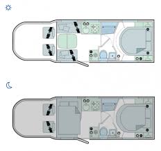 Bailey Adamo Refresh 75-4i 2025 Motorhome Floorplan