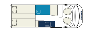 Hymer Grand Canyon S 700 LHD 2026 Campervan Floorplan
