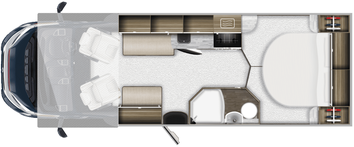 Autotrail Imala 730 2026 Motorhome Floorplan