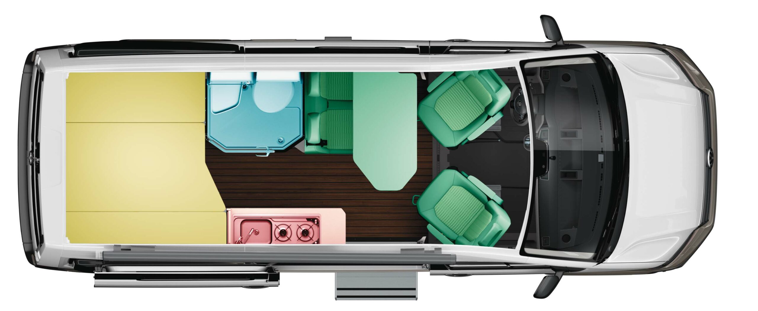 Volkswagen Grand California 600 2020 Campervan Floorplan