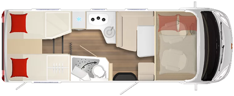 Burstner Lyseo Harmony I 690G  A Class Floorplan