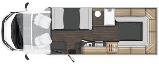 Rollerteam Autoroller 746 2019 Motorhome Floorplan