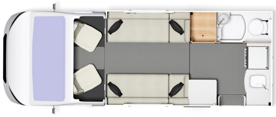 Compass Avantgarde 115 2020 Motorhome Floorplan