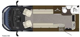 Autotrail Tracker EKS 2017 Motorhome Floorplan