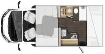 Rollerteam Autoroller 707 2023 Motorhome Floorplan