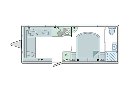 Bailey Pegasus Grande GT75 Brindisi 2024 Caravan Floorplan