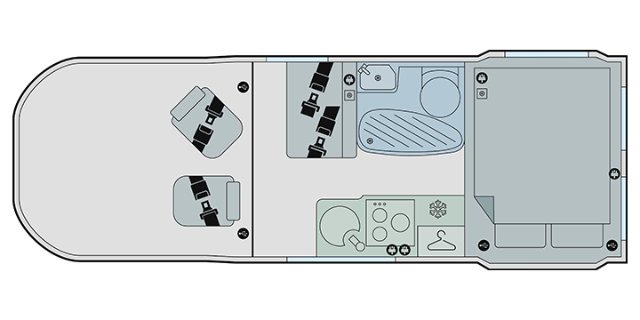 Bailey Endeavour B65 2025 Motorhome Floorplan