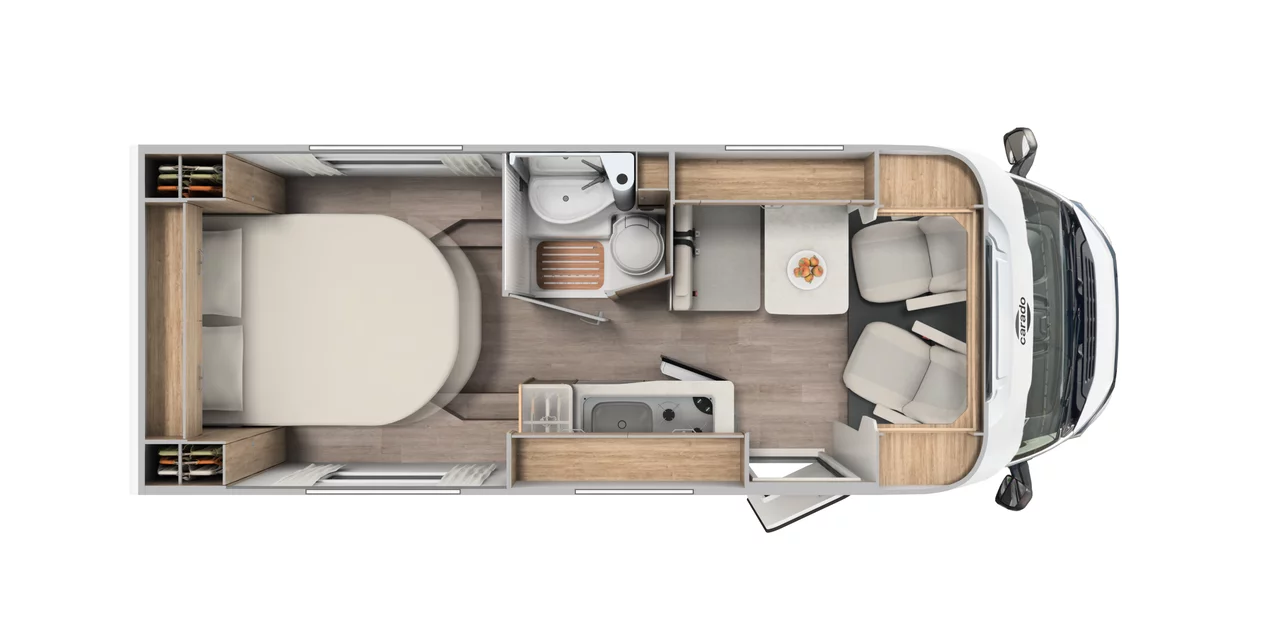 Carado V339 Pro  Motorhome Floorplan