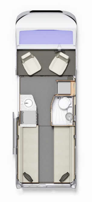 Compass Avantgarde 120 2007 Motorhome Floorplan