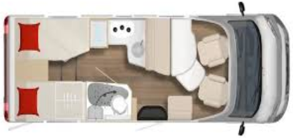 Burstner Lyseo TD Harmony 690G 2021 Motorhome Floorplan