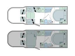 Bailey Adamo Refresh 75-4i 2025 Motorhome Floorplan