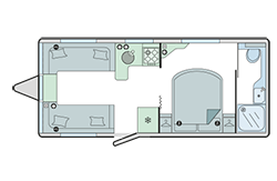 Bailey Alicanto Grande Deluxe Sintra 2026 Caravan Floorplan