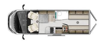 Autotrail V-Line 636 SE 2024 Campervan Floorplan