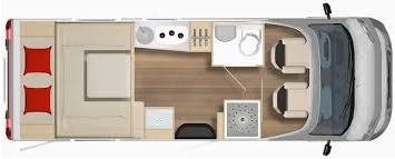 Burstner Lyseo TD Harmony 644 G 2024 Motorhome Floorplan