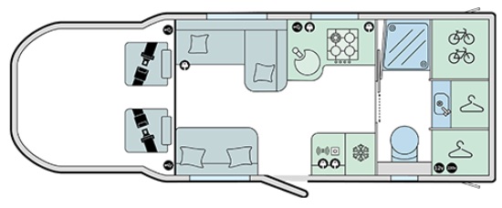Bailey Autograph IV 72-2 2026 Motorhome Floorplan