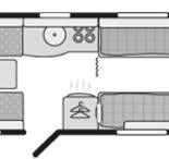 Swift Challenger Sport 564 2013 Caravan Floorplan
