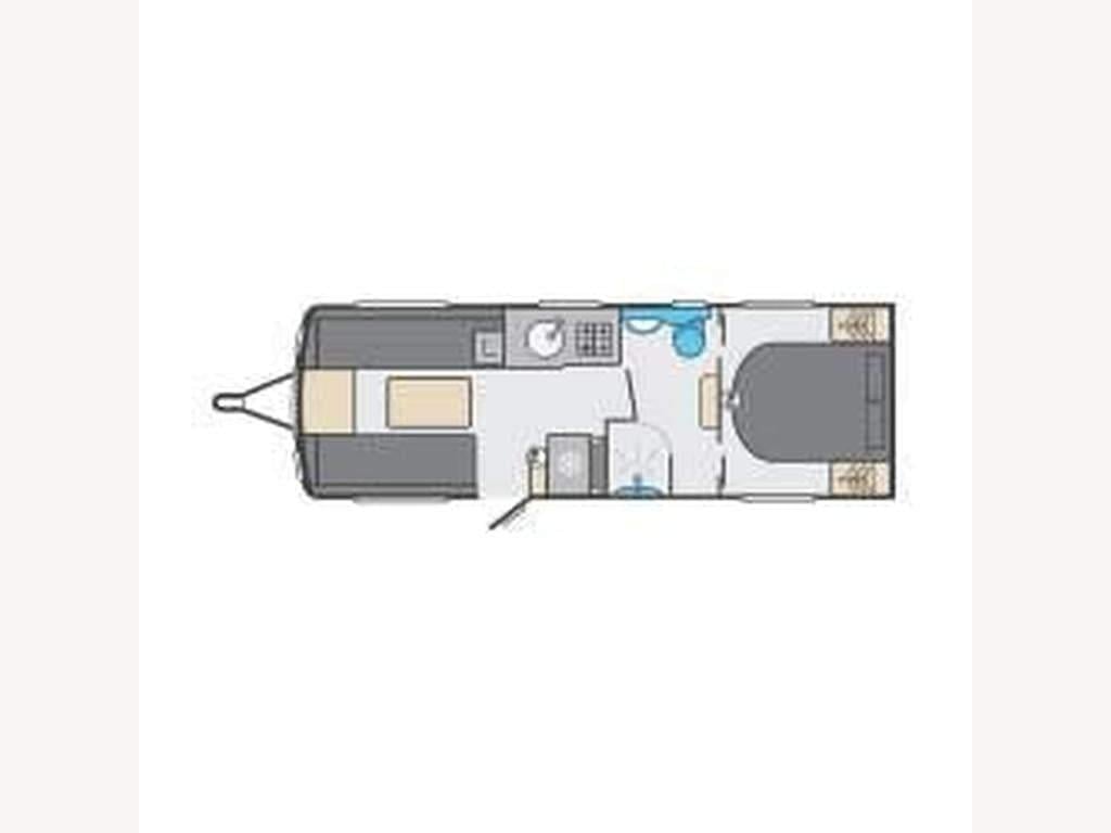 Swift Challenger 650 2022 Caravan Floorplan