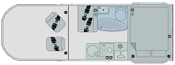 Bailey Endeavour B65 2026 Campervan Floorplan