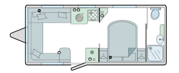 Bailey Pegasus Grande SE 2023 Brindisi Floorplan