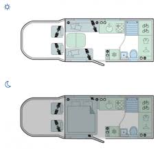 Bailey Adamo 69-4 2023 Motorhome Floorplan