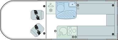 Bailey Endeavour B62 2026 Campervan Floorplan