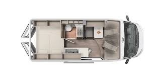 Carado CV600 Pro Poptop 2025 Campervan Floorplan