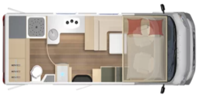 Burstner Lyseo Gallery T689G  Motorhome Floorplan