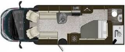 Autotrail Frontier 2017 Dakota Floorplan